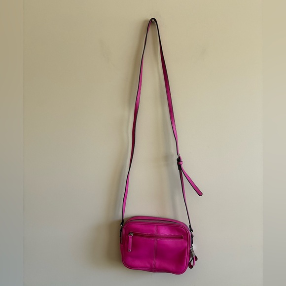 Tignanello Vibrant Pink Crossbody Bag - Picture 8 of 11